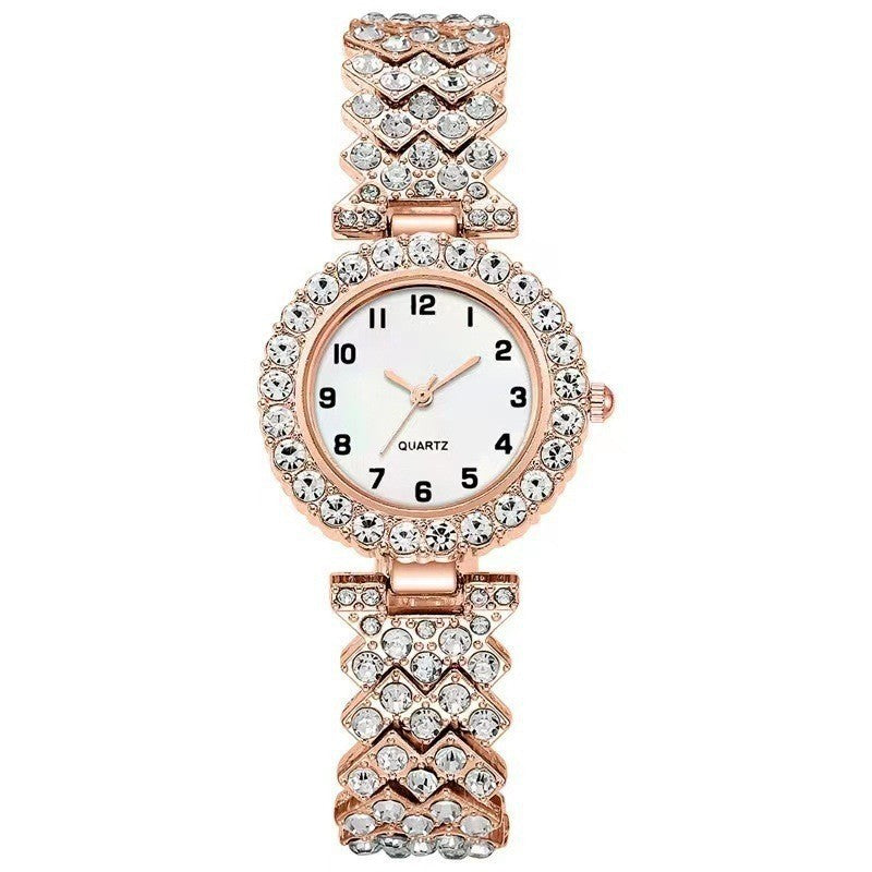 Fashion Jewelry 2pcs Luxury Fashion Women Watch Set