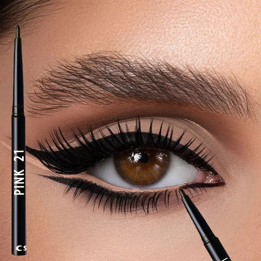 3pcs Waterproof Black Eyeliner Pencils- Eye Makeup