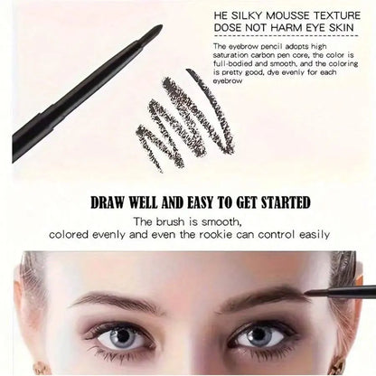 3pcs Waterproof Black Eyeliner Pencils- Eye Makeup