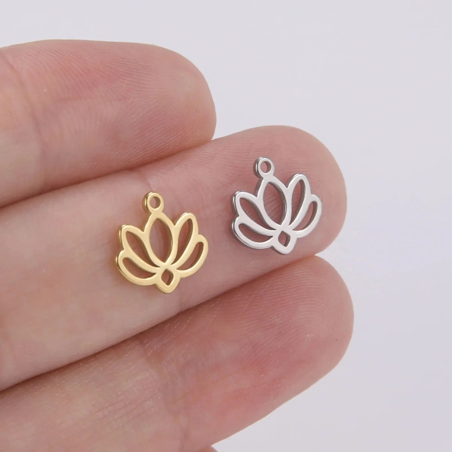 5pcs Stainless Steel Tree of Life Charms for Jewelry