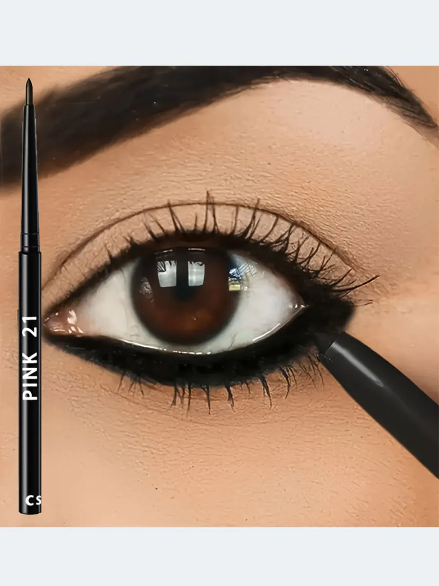 3pcs Waterproof Black Eyeliner Pencils- Eye Makeup