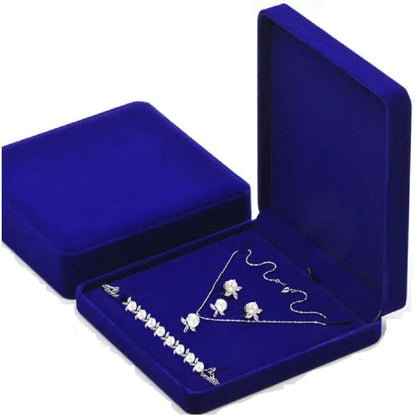 New Portable Velvet Jewelary Storage Box For Travel