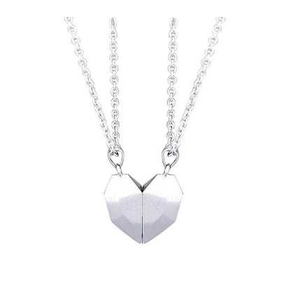 Good Simple Quality Couple Pendant Necklace Electrocardiogram