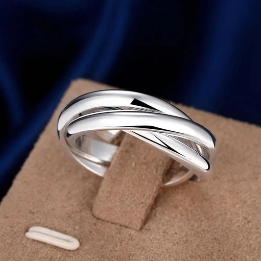 Women 925 Sterling Silver Rings Jewelry Cute Lover