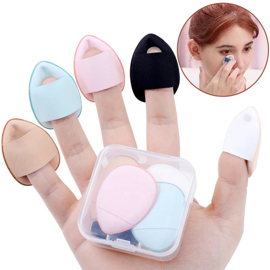 5/10Pcs Mini Finger Puff Foundation Small Air Cushion