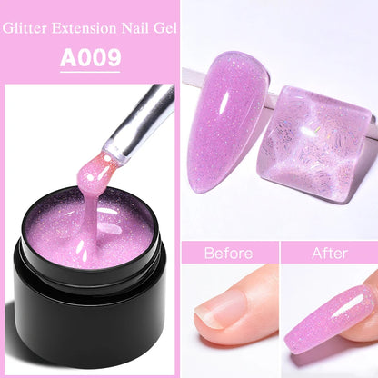 7ml Clear Non Stick Hand Solid Extension Nail Gel