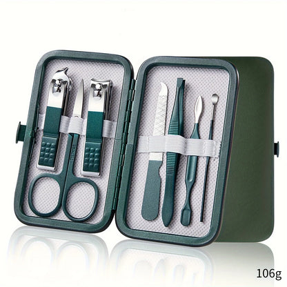 Professional 7/10/12/18 Piece Nail Care Kit Stainless Steel