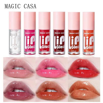 MAGIC CASA 6pcs/set Hydrating Jelly Lip Oil long-lasting