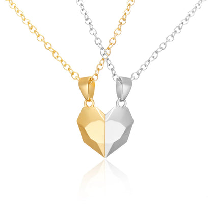 Good Simple Quality Couple Pendant Necklace Electrocardiogram