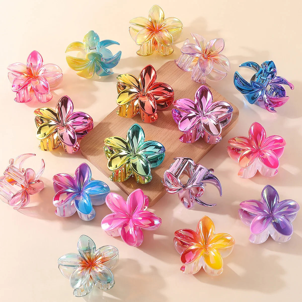 2/4PCS Fashion Women Flower Hair Clips