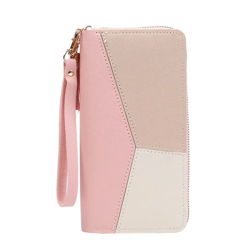 Fashion Zipper Wallets Womens Long Purses Handbags