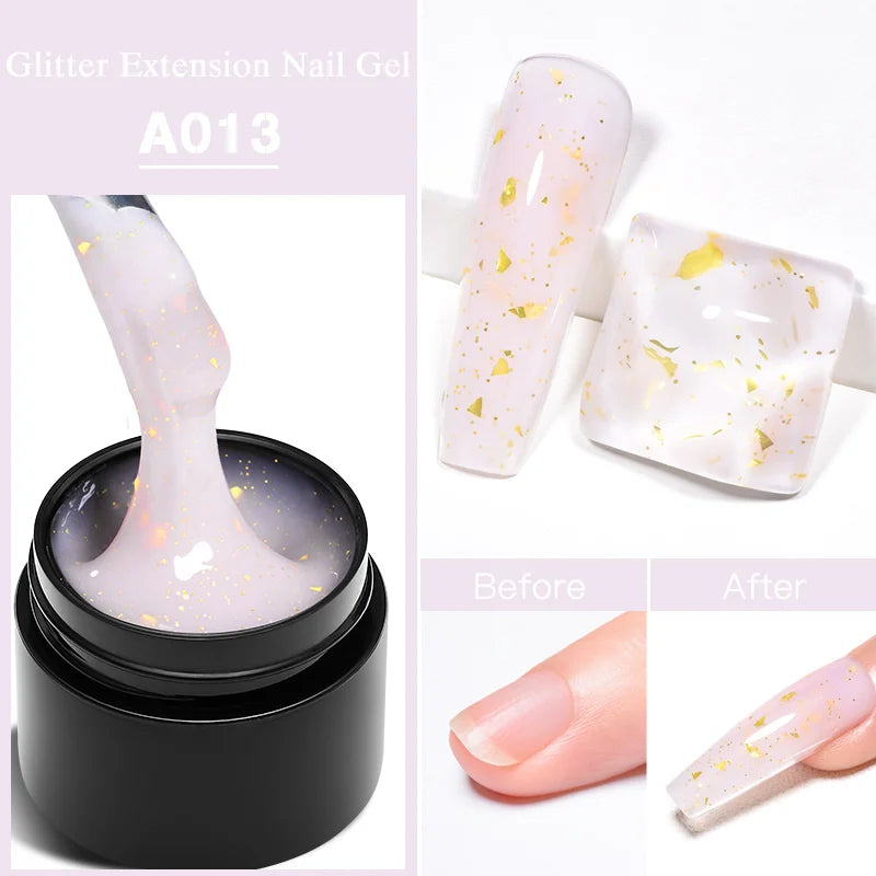 7ml Clear Non Stick Hand Solid Extension Nail Gel