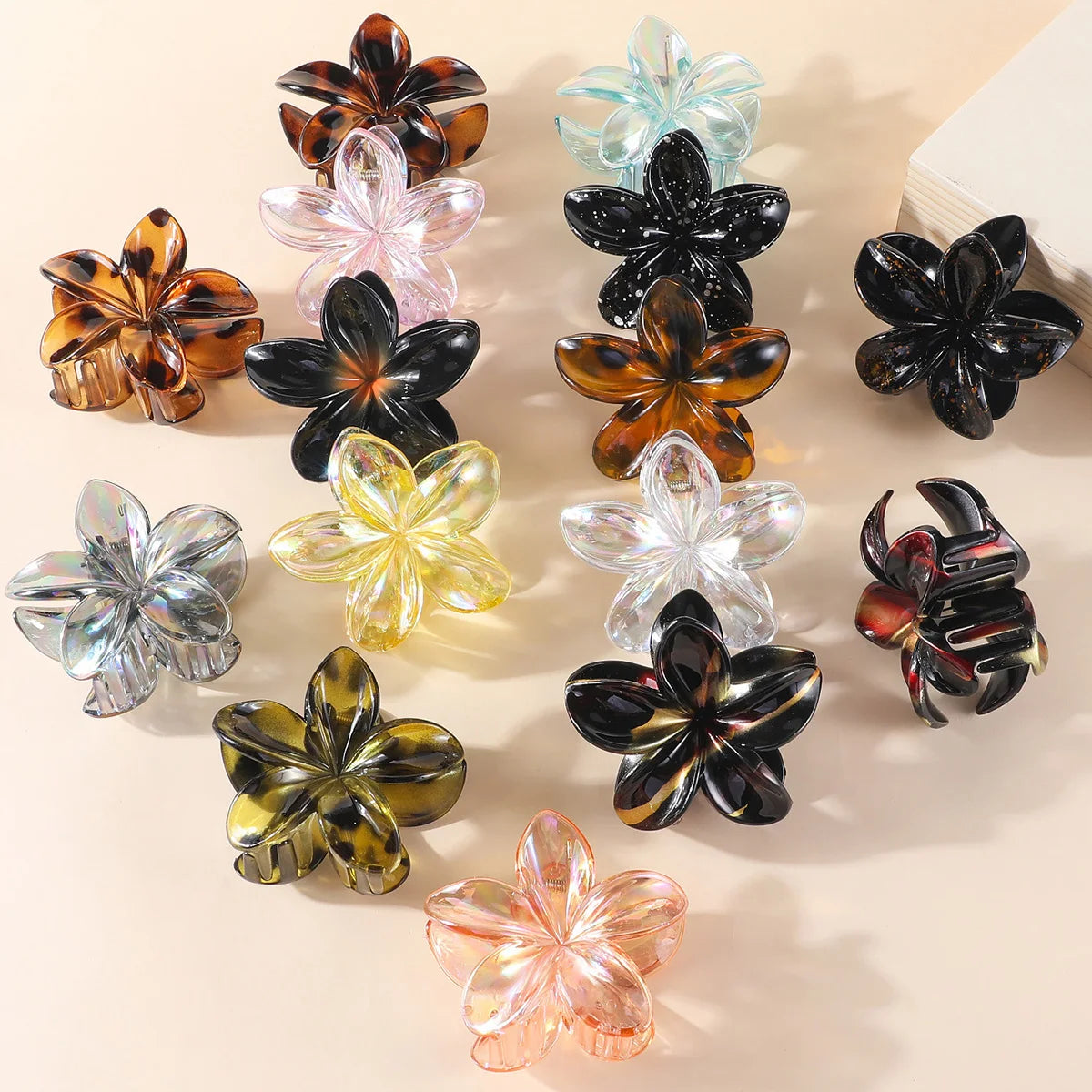 2/4PCS Fashion Women Flower Hair Clips