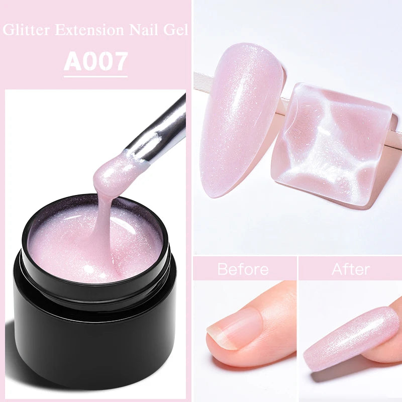 7ml Clear Non Stick Hand Solid Extension Nail Gel