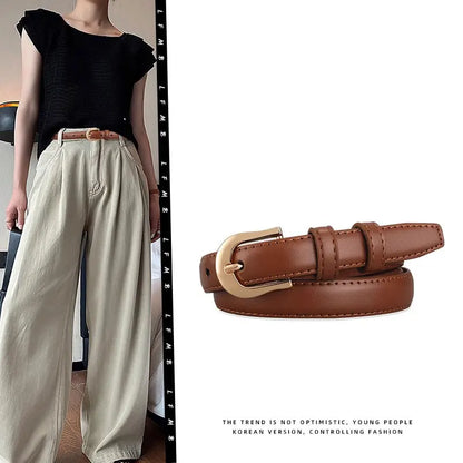 Belt with Fine Matching Western Pants