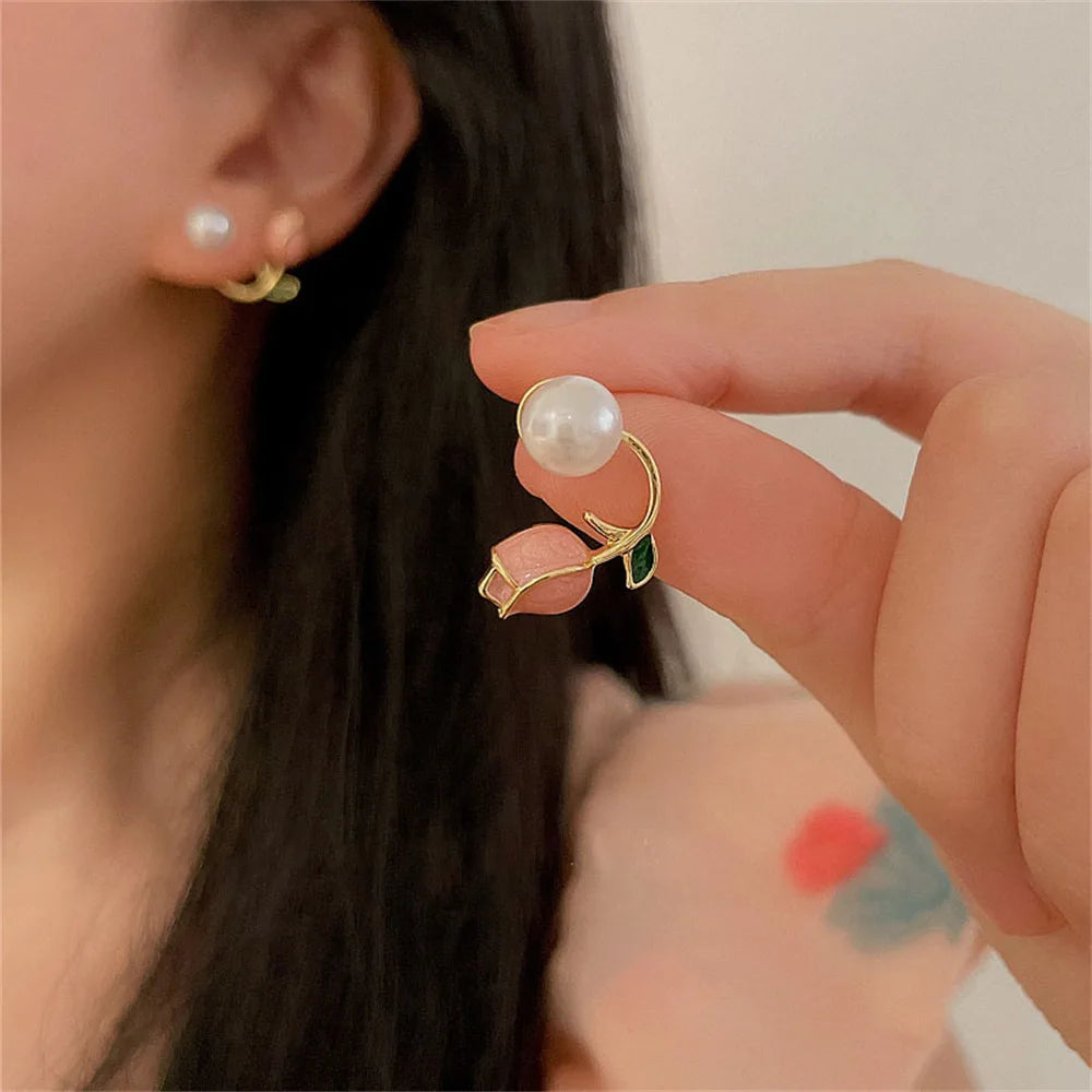 Pearl Earrings for Women Girl