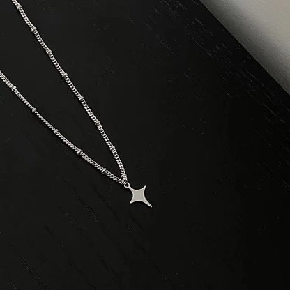 Simple Trendy Star Hollow Choker Necklace