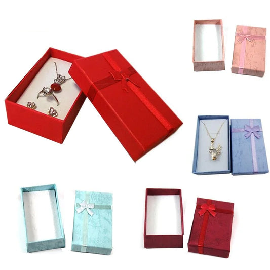 16Pcs/lot  Colorful Paper Pendant Jewelry Package Box