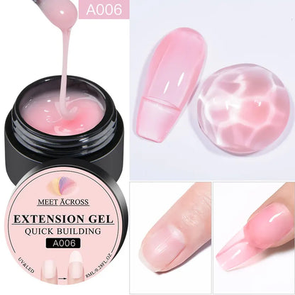 7ml Clear Non Stick Hand Solid Extension Nail Gel