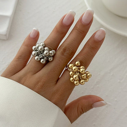 Creative Design Small Ball Ring for Women