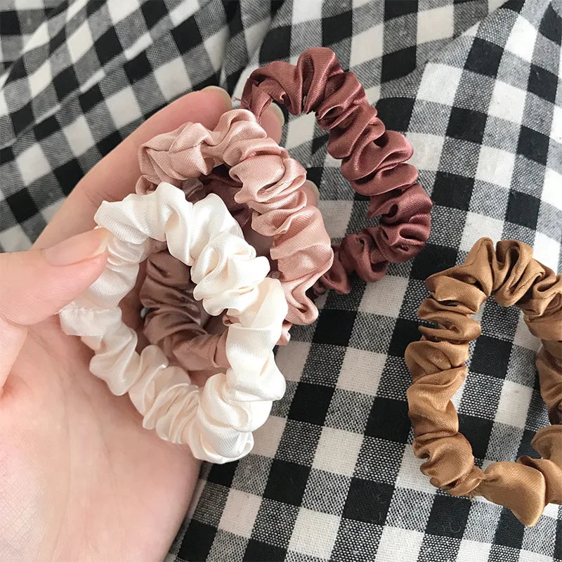 6Pcs Elegant Hair Scrunchies Women Minimalist