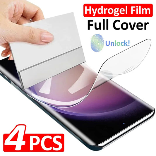 4pcs Hydrogel Film For Samsung Galaxy