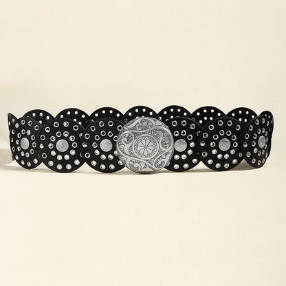 Women's Western Denim Belt High Quality Metal