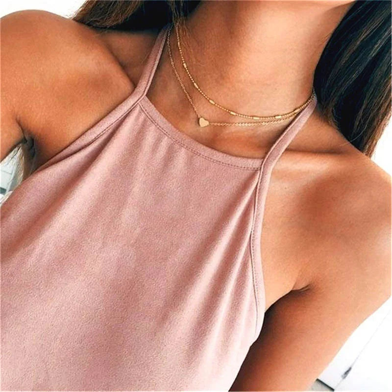 Simple Pearl Choker Necklaces for Women Fashion