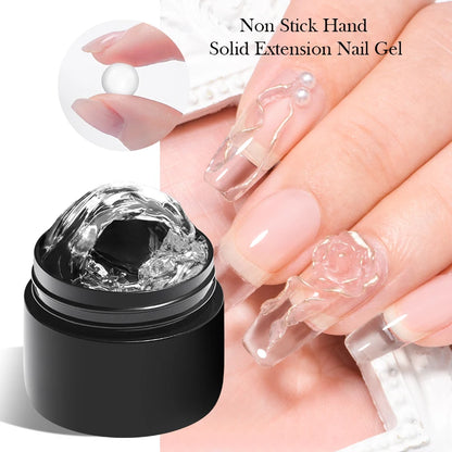 7ml Clear Non Stick Hand Solid Extension Nail Gel