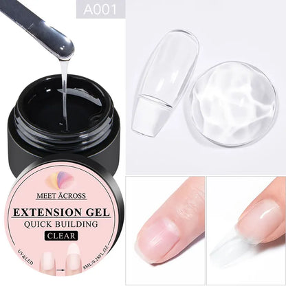 7ml Clear Non Stick Hand Solid Extension Nail Gel