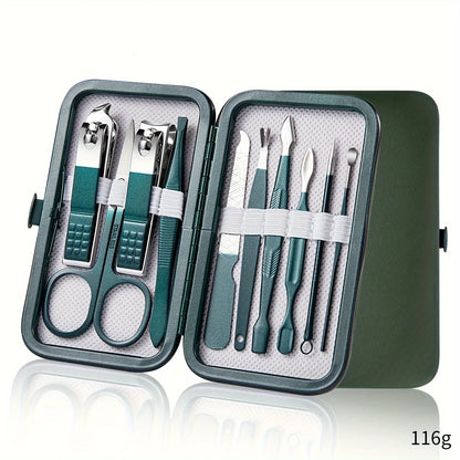 Professional 7/10/12/18 Piece Nail Care Kit Stainless Steel