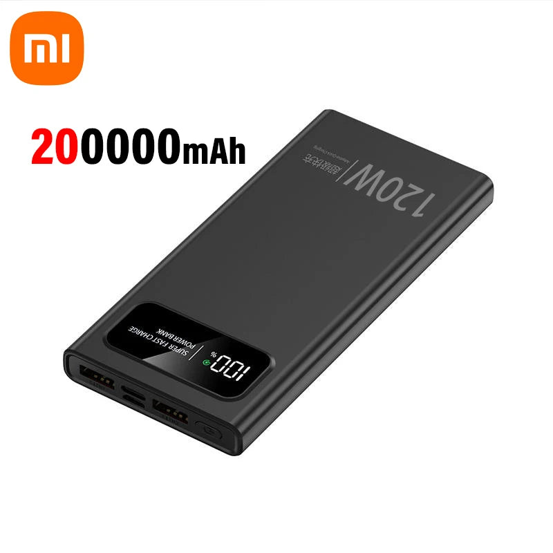 Xiaomi 200000mAh 120W Power Bank Super Fast Charging