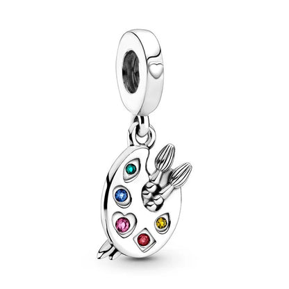 925 Silver Various Hot Air Ball Pendant Collection Charm Fit