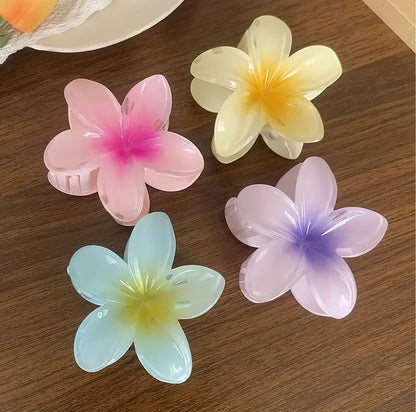 2/4PCS Fashion Women Flower Hair Clips