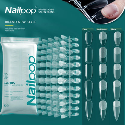 NAILPOP 120pcs Fake Nails Full Cover