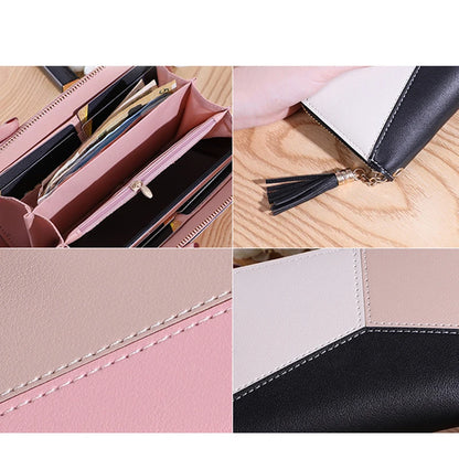 Women Large Capacity Wallet Long Zipper