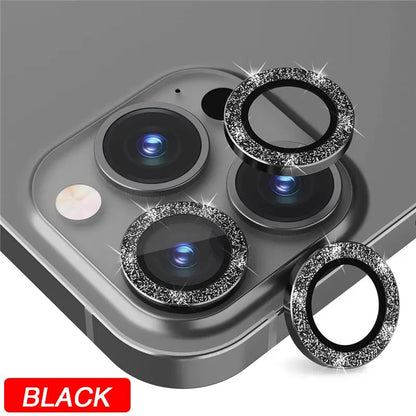 Camera Lens Protector For iPhone 11 12 13 Pro Max Mini 14 15 Pro Max Diamond Metal Protective