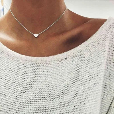 Simple Pearl Choker Necklaces for Women Fashion