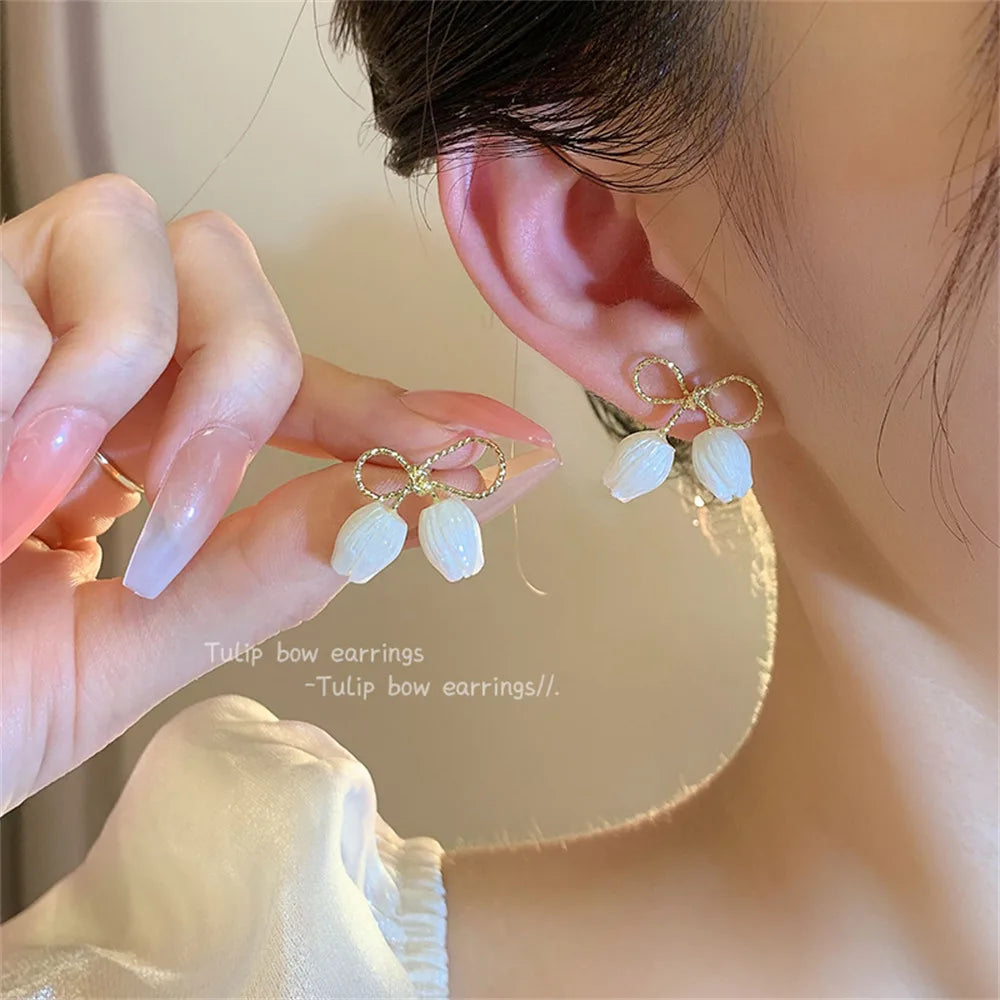 Pearl Earrings for Women Girl