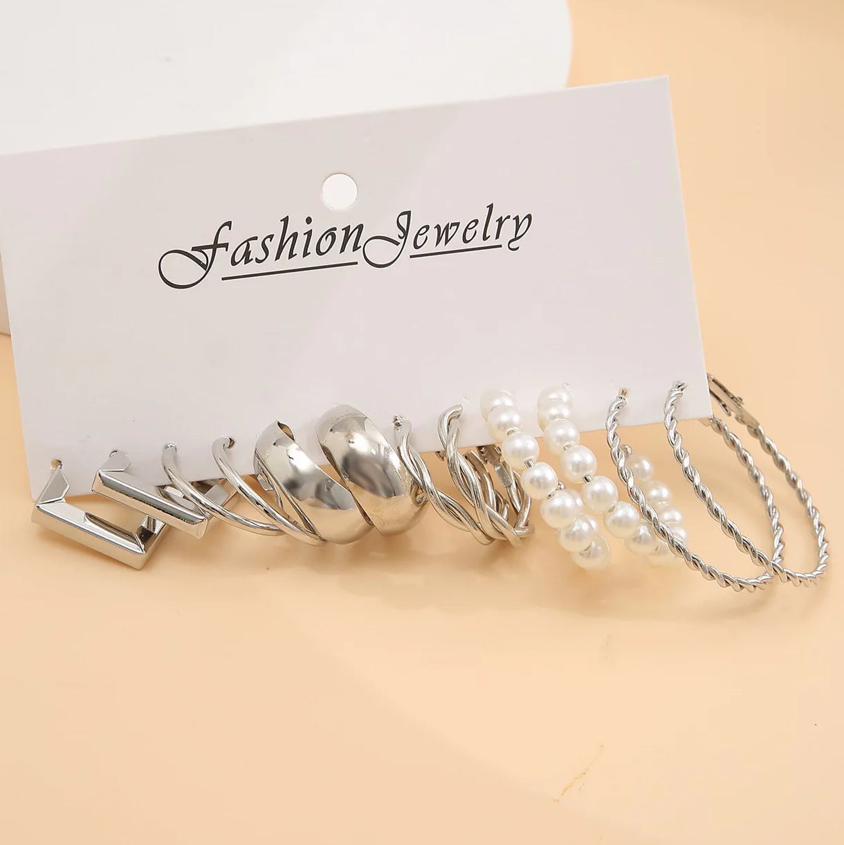 Boho Silver Color Earrings Set for Women