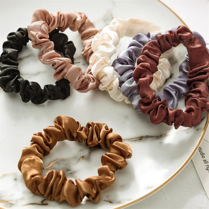 6Pcs Elegant Hair Scrunchies Women Minimalist