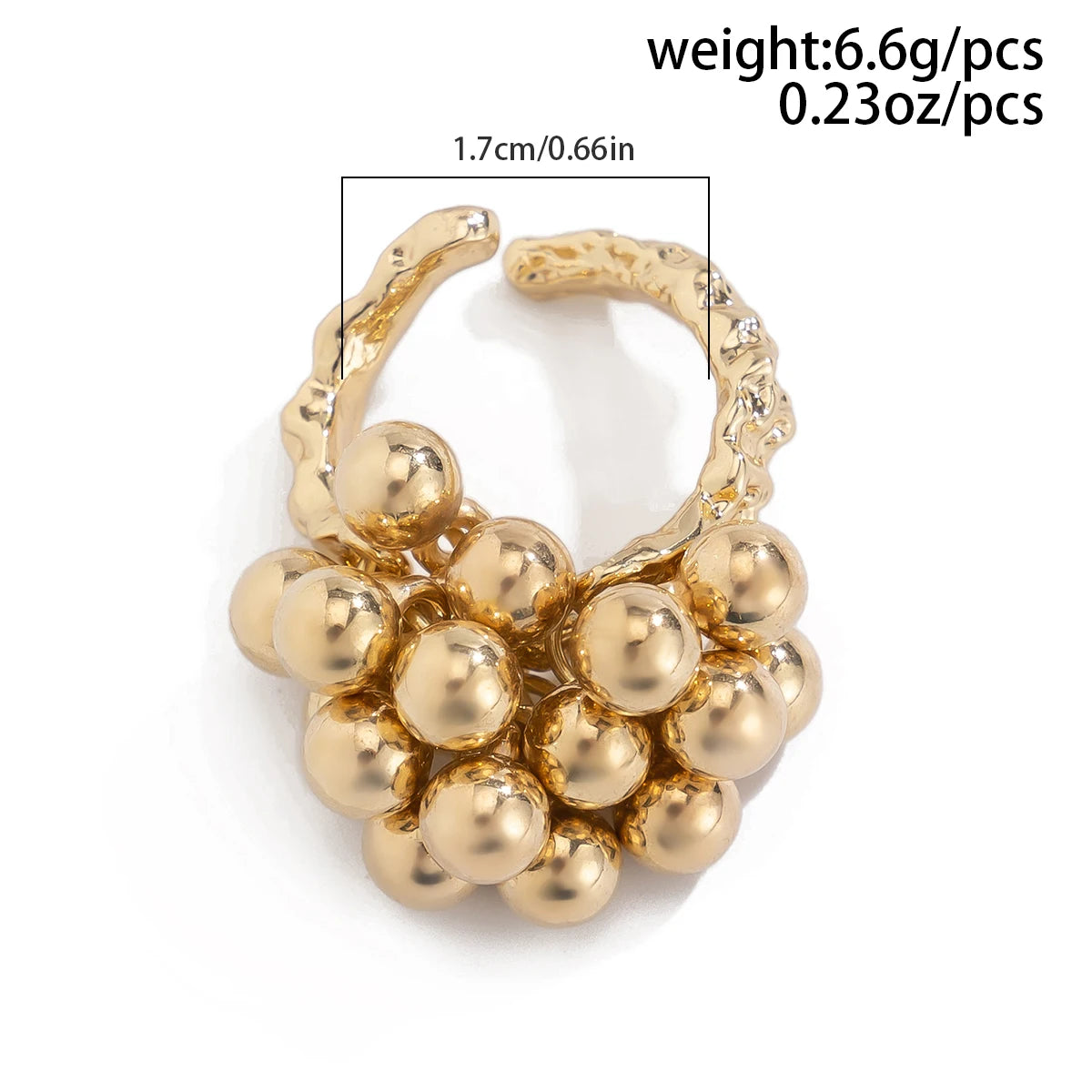 Creative Design Small Ball Ring for Women