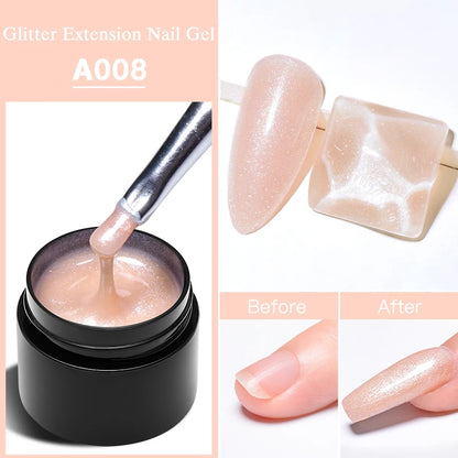 7ml Clear Non Stick Hand Solid Extension Nail Gel