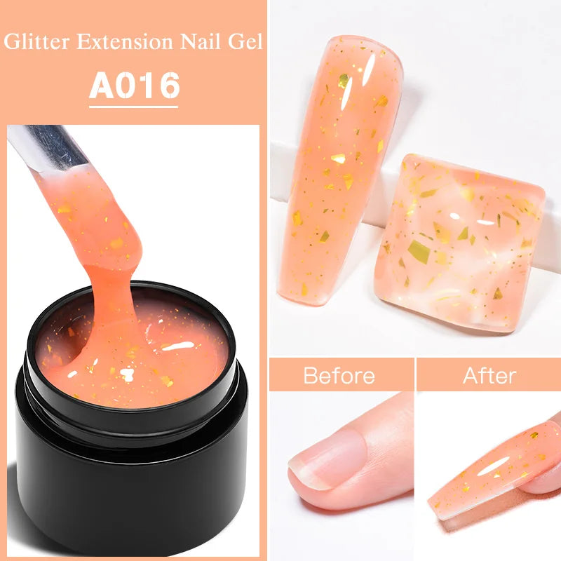 7ml Clear Non Stick Hand Solid Extension Nail Gel