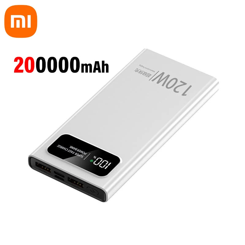 Xiaomi 200000mAh 120W Power Bank Super Fast Charging