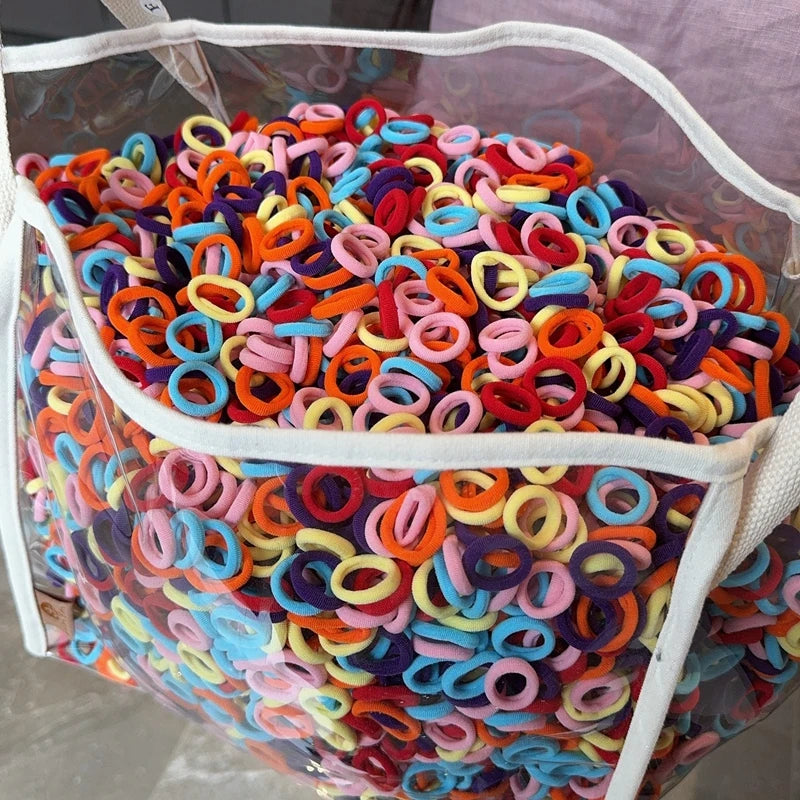 20/50Pcs Elastic Hair Bands Girls Hair Accessories Mini Colorful