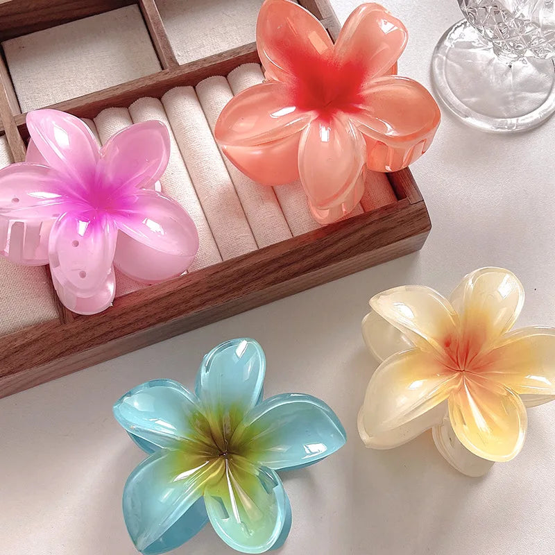 2/4PCS Fashion Women Flower Hair Clips