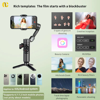 3-Axis Handheld Gimbal Stabilizer for Smartphone