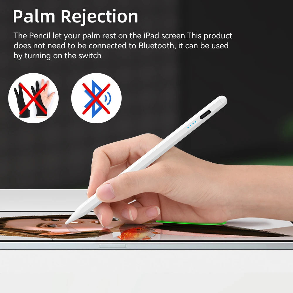 For Apple Pencil 2 1 Palm Rejection Power Display