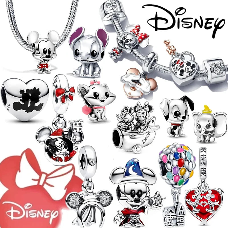 Stitch Minnie Mouse Winnie Charms Dangle Fit